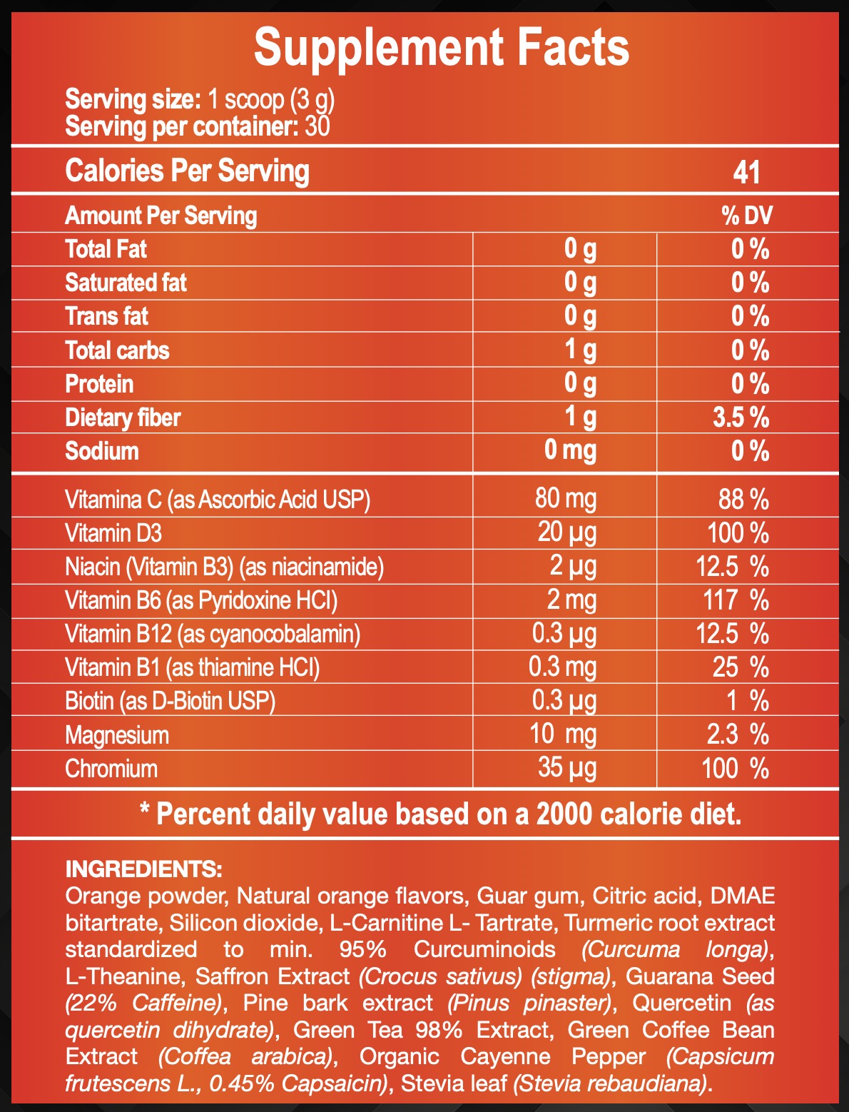 SUPPLEMENTS FACTS